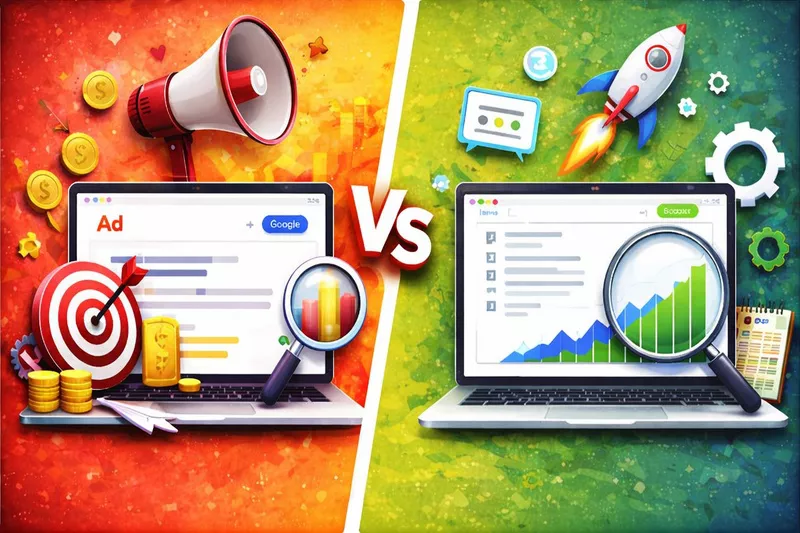 نبرد بین تبلیغات پولی و جایگاه طبیعی در گوگل